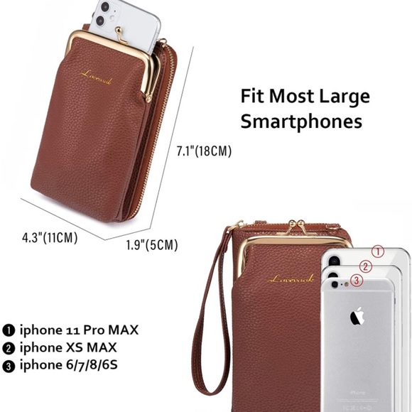 Lovevook NWT All in 1 Crossbody, Shoulder, Cell Phone bag - Picture 10 of 16